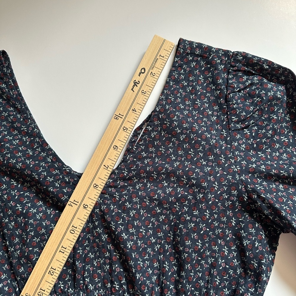 Madewell Black Peplum Long Sleeve Blouse size S - Picture 14 of 15